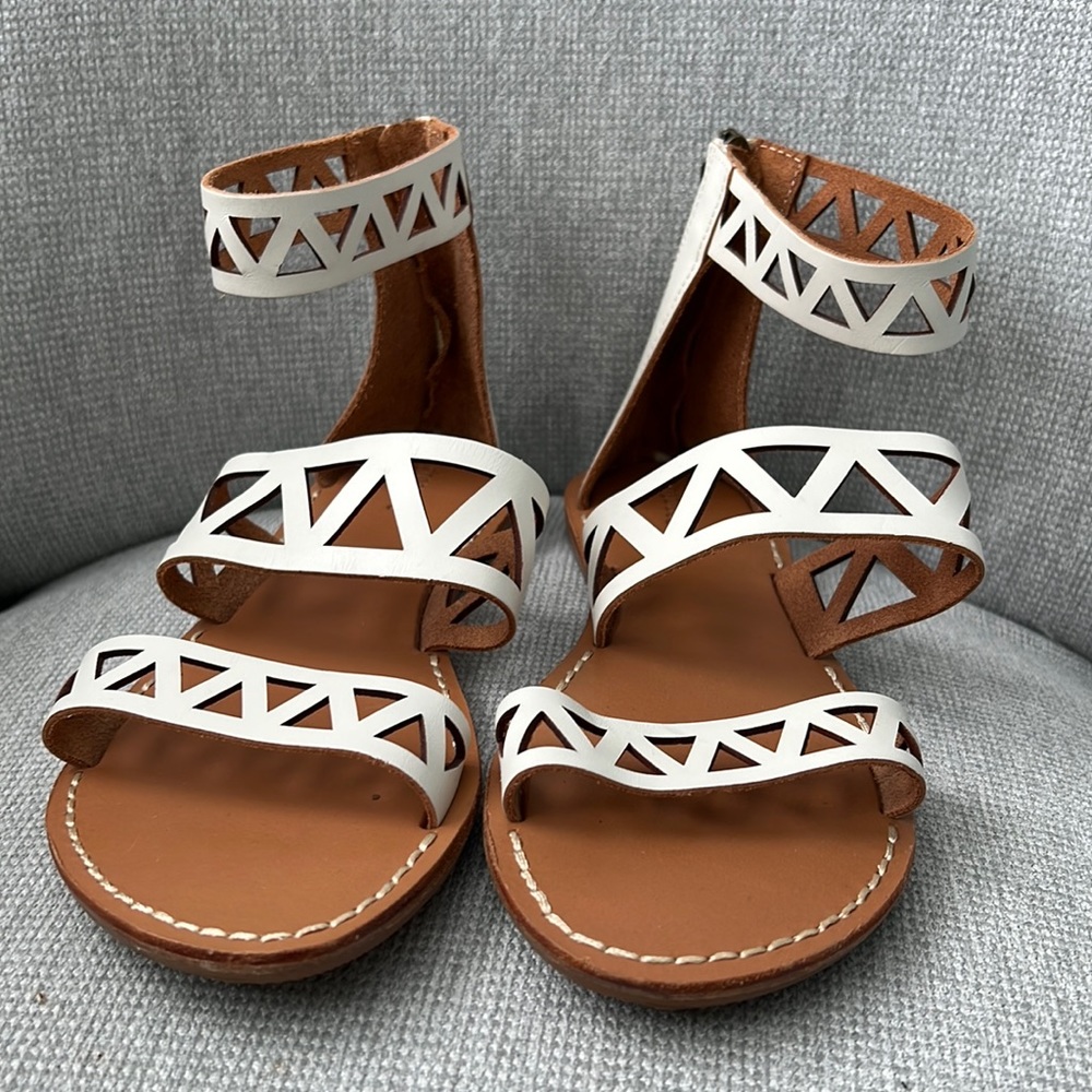 Soludos White Sandles